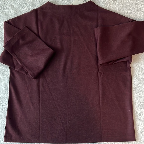 UNIQLO Ladies wool blend long sleeve pullover, size L - Picture 2 of 6